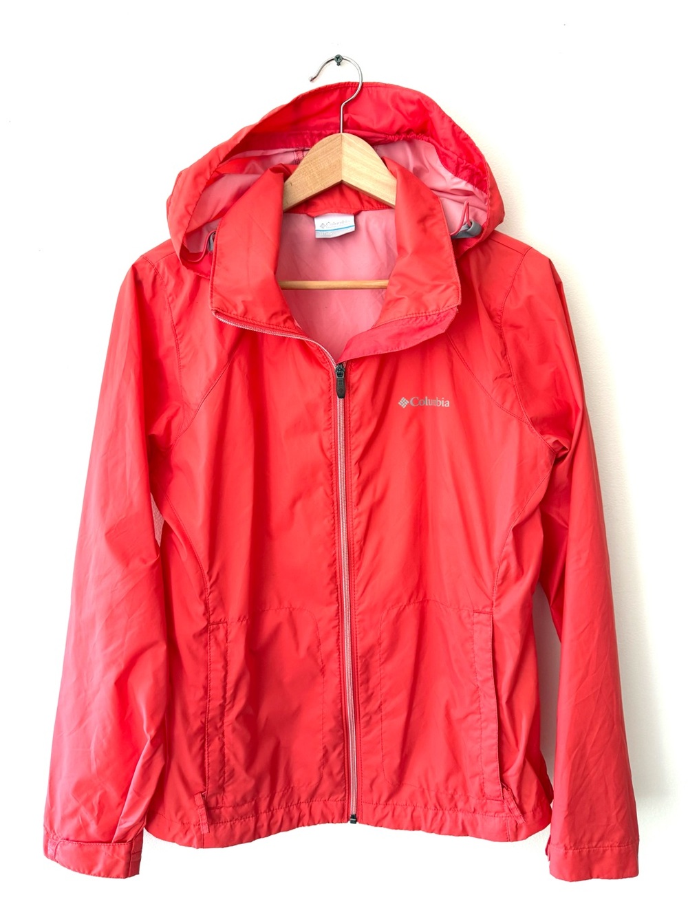 Columbia Coral Switchback III Packable Rain Jacket Shell M Gorpcore Granola EUC